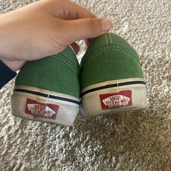 Green Old Skool Vans - Picture 4 of 10
